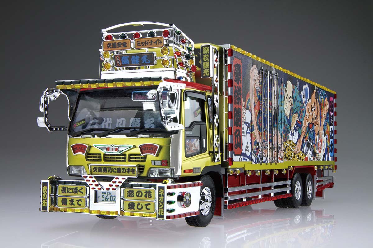 アオシマデコトラ髑髏丸風神☆雷神 2台セット